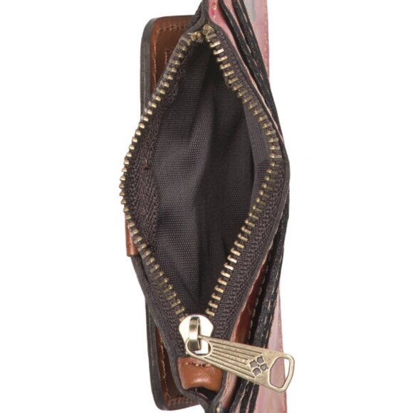 PATRICIA NASH Spring Multi Print Leather Cassis Id And Credit Card Case Wallet - Picture 3 of 4